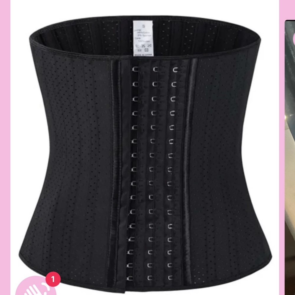 Black Waist Cincher Corset Brand NEW